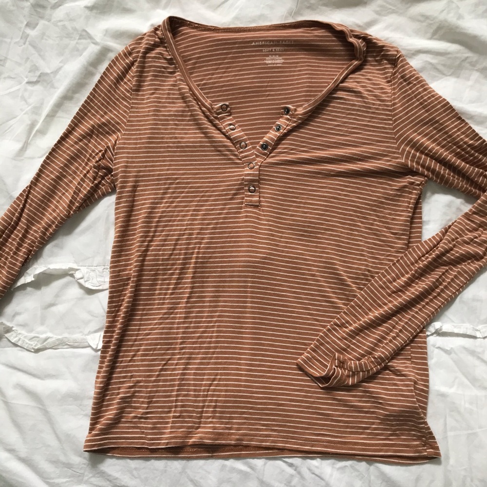 Striped long sleeve shirt